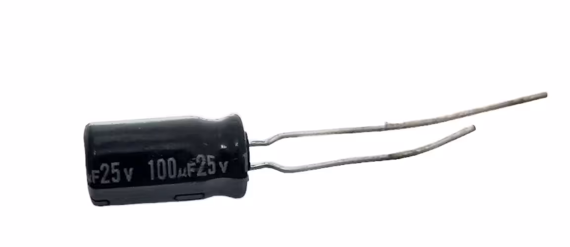 خازن الکترولیت 100 میکرو فاراد 25 ولت Nichicon
