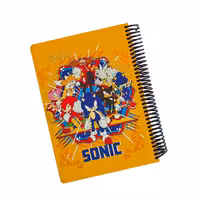 دفتر مشق 100 برگ حاشیه دار لانگو طرح سونیک 3