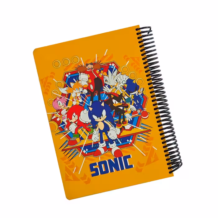 دفتر مشق 100 برگ حاشیه دار لانگو طرح سونیک 3