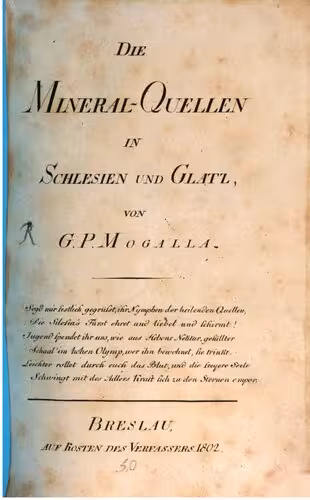 خرید و دانلود نسخه کامل کتاب Die Mineral-Quellen in Schlesien und Glatz