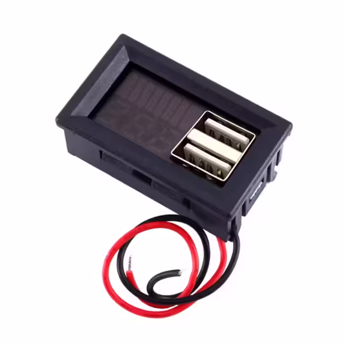 ماژول نمایشگر سطح شارژ باطری 12ولت با دو خروجی یو اس بی