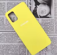 قاب گوشی Galaxy A71 سامسونگ سیلیکونی زیربسته زرد