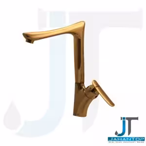 شیر ظرفشویی اهرمی طلایی مات آریانا (مدل کارون)