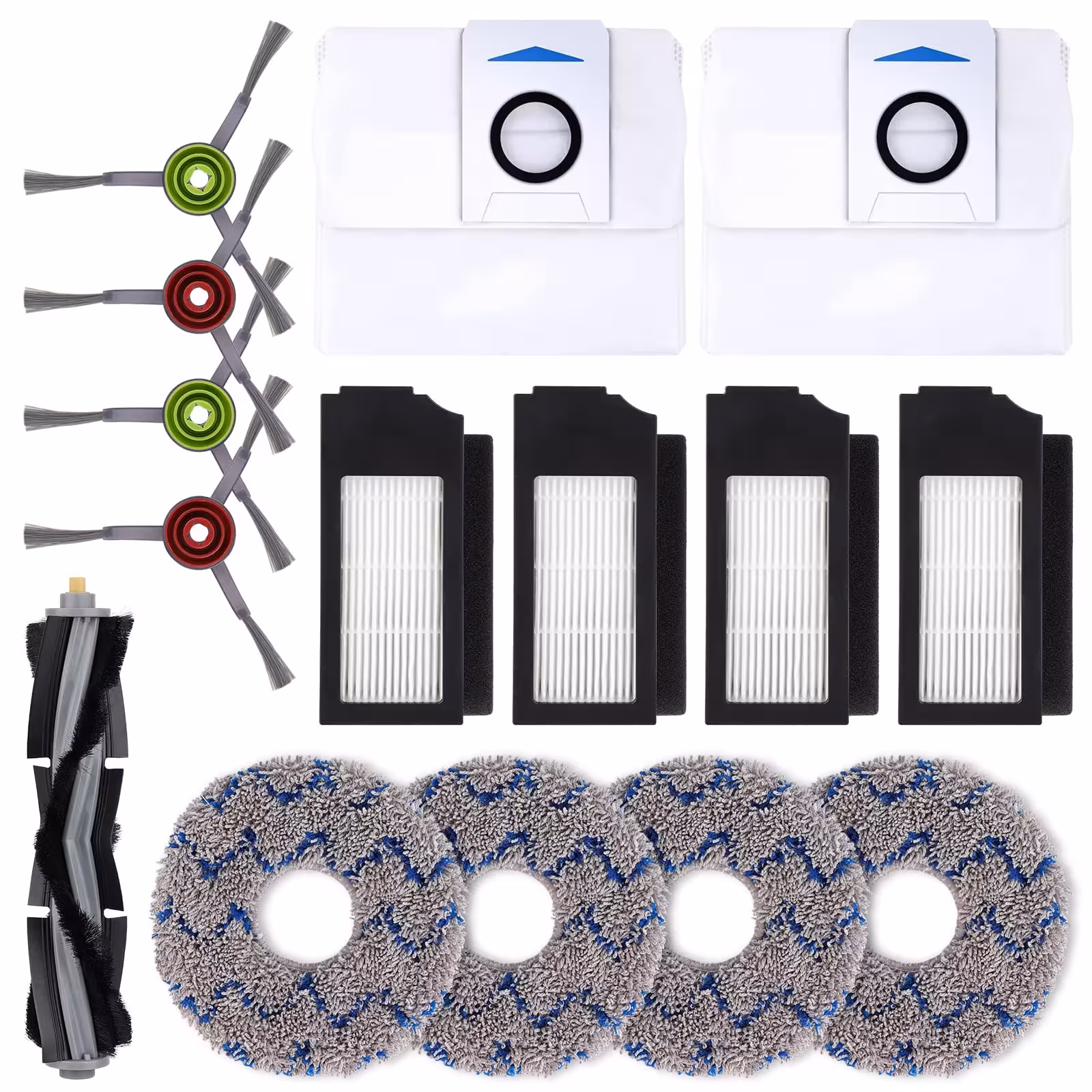 اکسسوری جارو رباتیک اکووکس مناسب مدل ECOVACS DEEBOT X1 OMNI Turbo T10 T20 Omni T20/T20 Max/T20 Pro Robot Vacuum Cleaner (ارسال 10 الی 15 روز کاری)