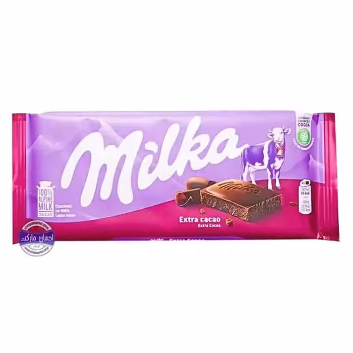 تابلت شکلات میلکا با کاکائو اضافه