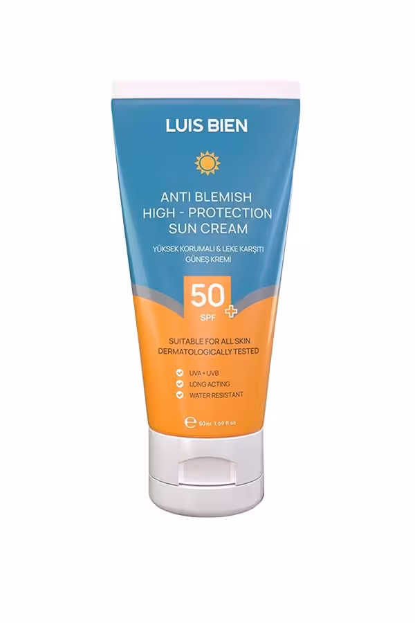 کرم ضد آفتاب مرطوب کننده و ضدلک Luis Bien با  SPF50