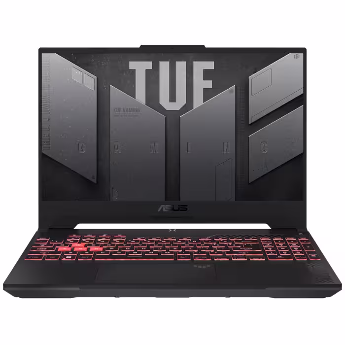 لپ تاپ 15.6 اینچ ایسوس مدل TUF Gaming A15 (2024)، پردازنده R9 8945HS، حافظه رم 16 گیگابایت DDR5، حافظه داخلی 1 ترابایت SSD، کارت گرافیک RTX4070 8 گیگابایت، صفحه نمایش FHD 144Hz
