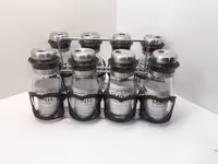 ادویه 8عددی رومیزی ساده رومینا مشکی کد 214 مینا کیچن ویر