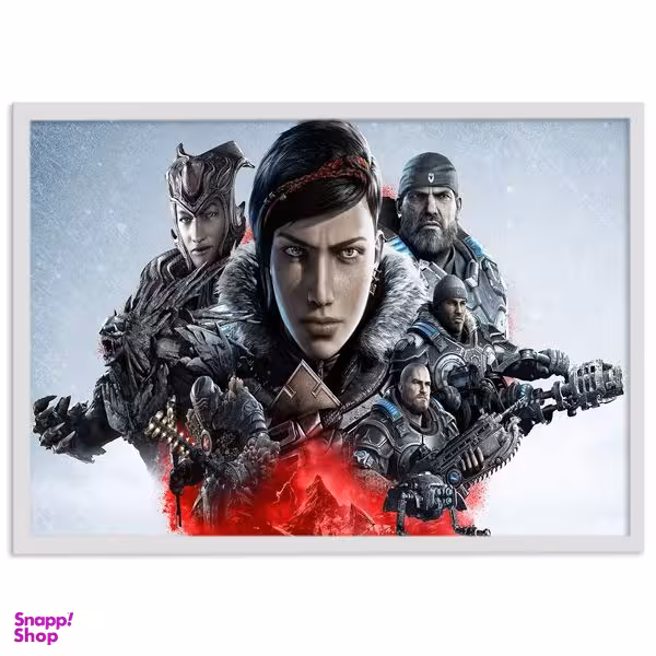 تابلو نوری بکلیت مدل طرح بازی گیمنت Gear-5 مدل چراغدار W-s1404