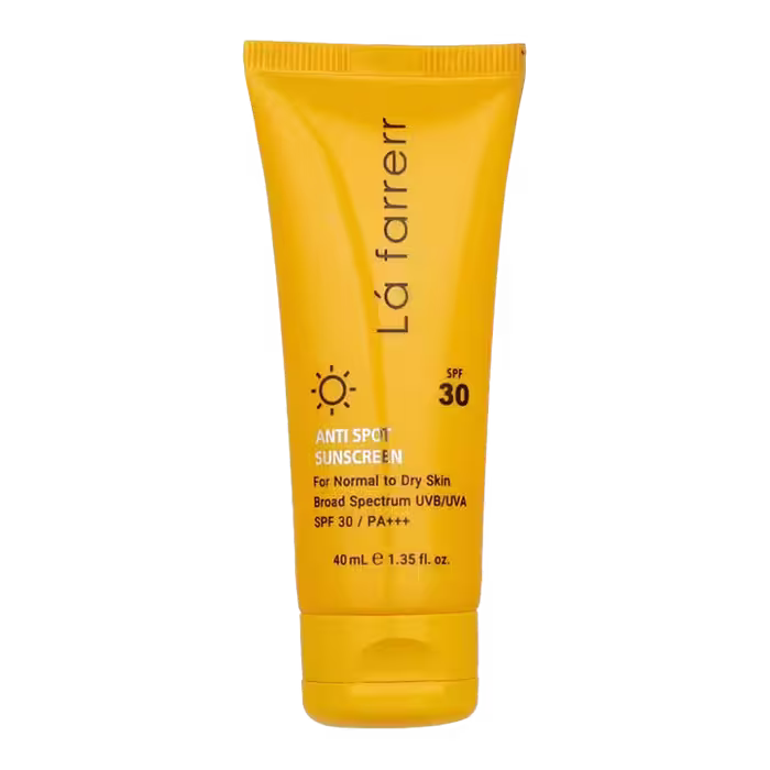 ضد آفتاب و ضد لک بی رنگ پوست خشک لافارر SPF30