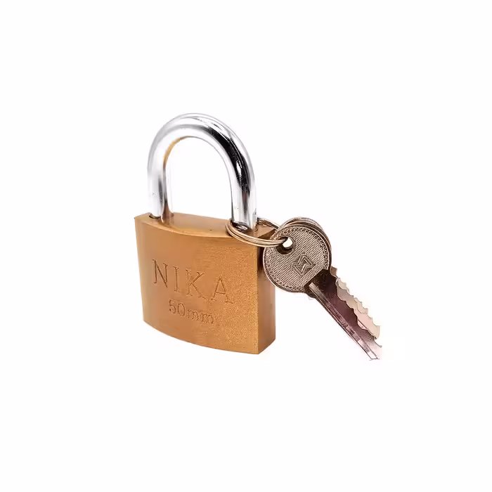 قفل آویز نیکا سایز 50 میلی متر
