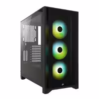 قیمت و خرید کیس کامپیوتر کورسیر مدل iCUE 4000X RGB Black | یاس ارتباط