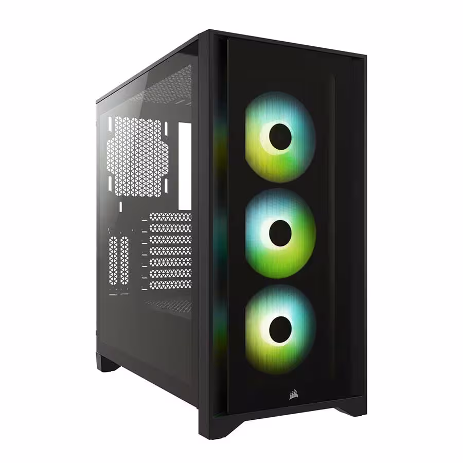 قیمت و خرید کیس کامپیوتر کورسیر مدل iCUE 4000X RGB Black | یاس ارتباط