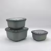 ظرف نگهدارنده سوپاپ دار ساده دنیا پلاستیک سبز 30916