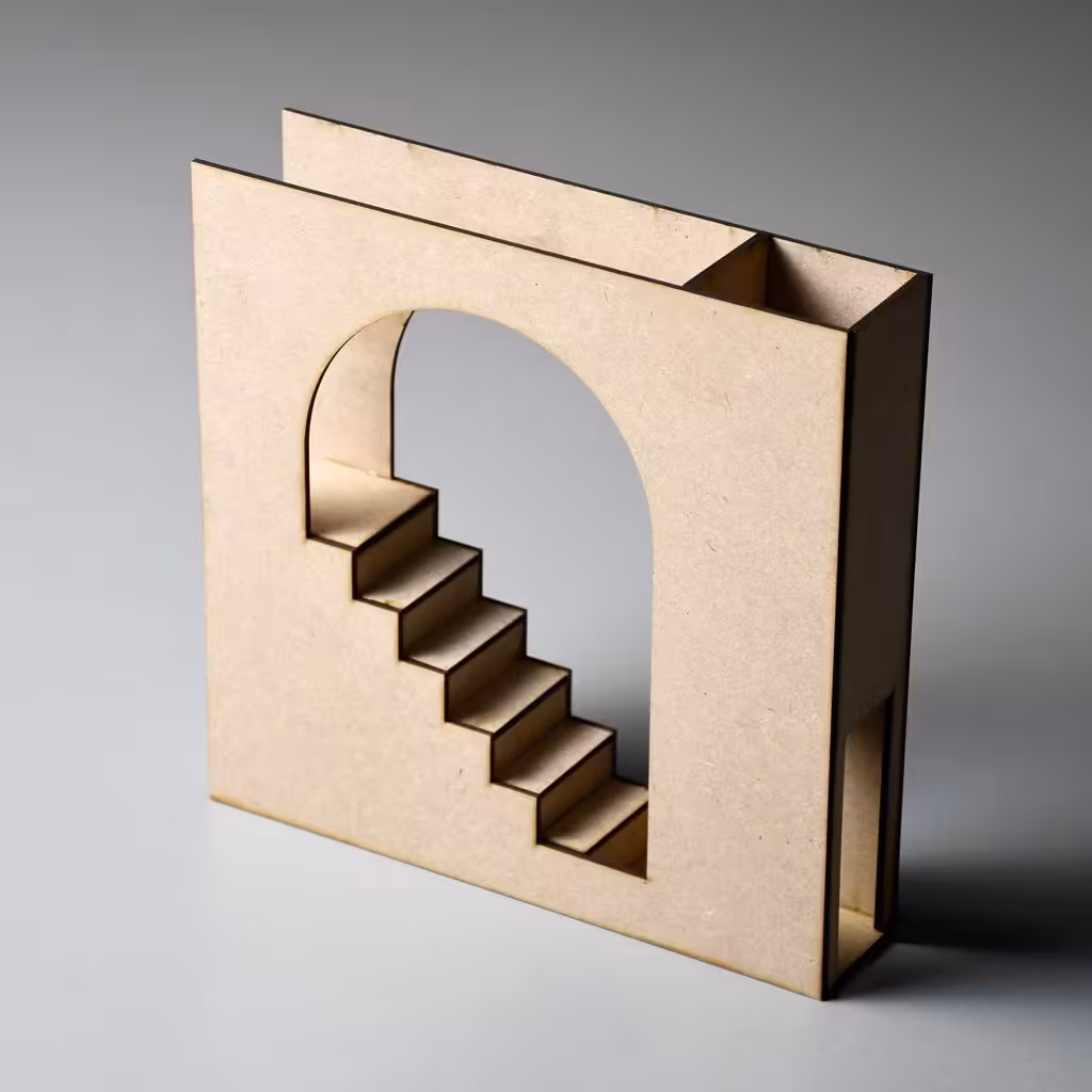 استند دکوراتیو طرح پله