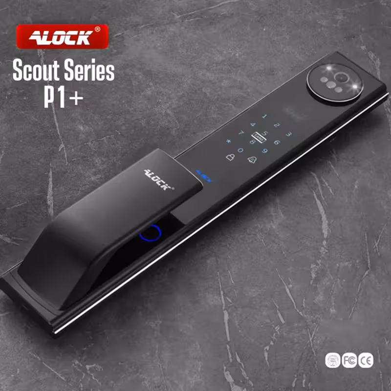 قفل اثر انگشتی دیجیتال و دستگیره تشخیص چهره ALOCK مدل Scout series (P1 )