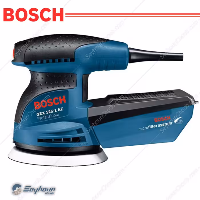 سنباده لرزان گرد بوش 125 میلیمتر مدل BOSCH GEX 125-1 AE