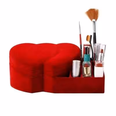 استند لوازم آرایش قلب مخمل