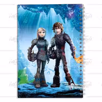 دفتر مشق کارتون چگونه اژدهای خود را تربیت کنیم