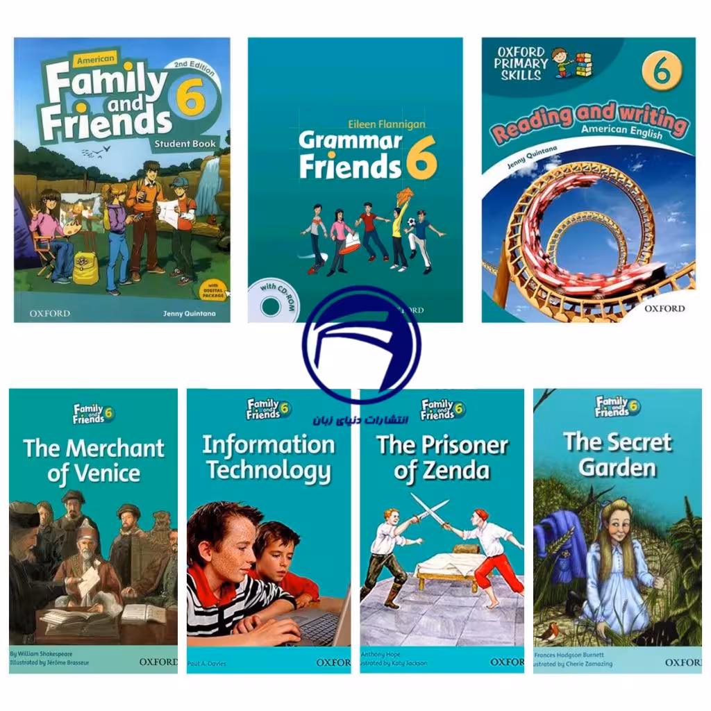 خرید مجموعه کامل American Family and Friends 6 – آموزش جامع زبان انگلیسی کودکان