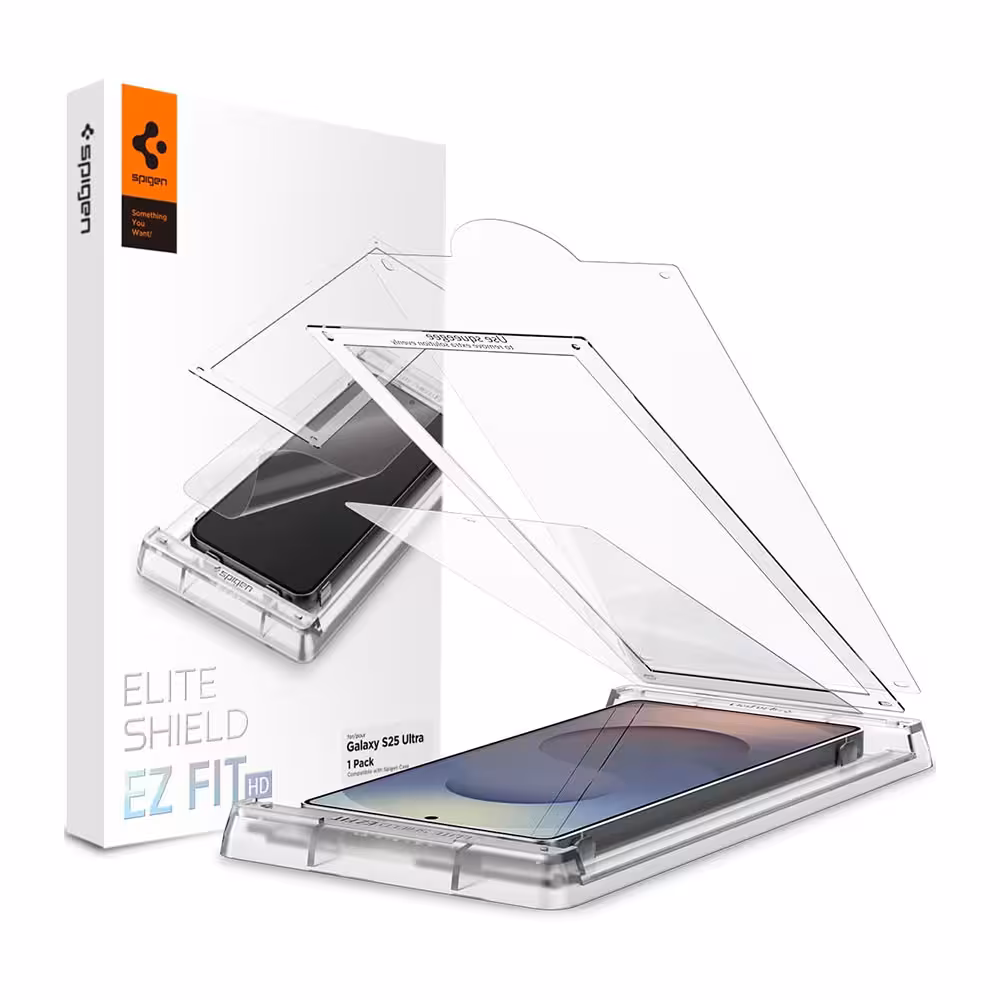 محافظ صفحه نمایش اسپیگن مدل EliteShield EZ Fi مناسب برای گوشی موبایل سامسونگ Galaxy S25 Ultra - کالاوما