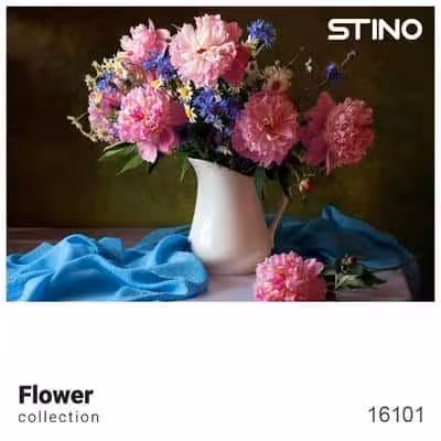 پازل شیشه ای استینو 260 تکه طرح گل (کد 16101)،(باجعبه)