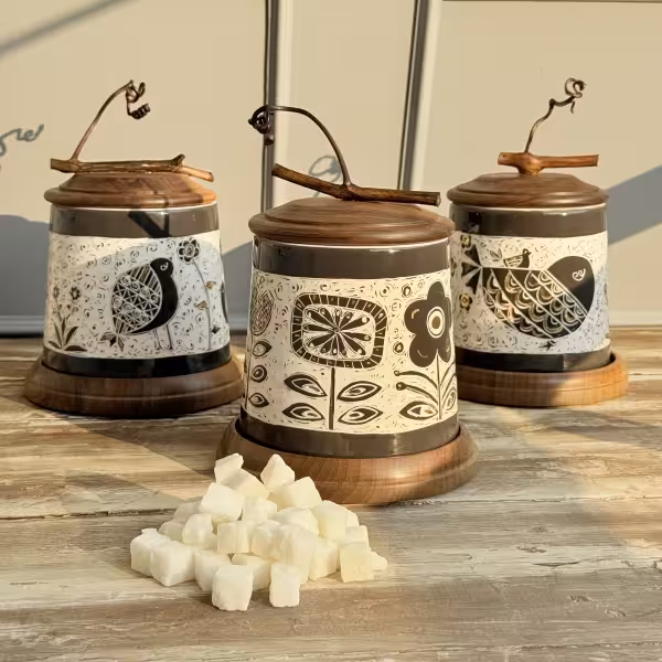 پاسماوری مخروطی مهر سایز بزرگ طرح هفت