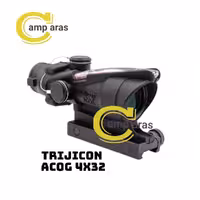دوربین تفنگ لیزردار تریجیکان TRIJICON ACOG 4x32 اورجینال آمریکا - کمپ آراس