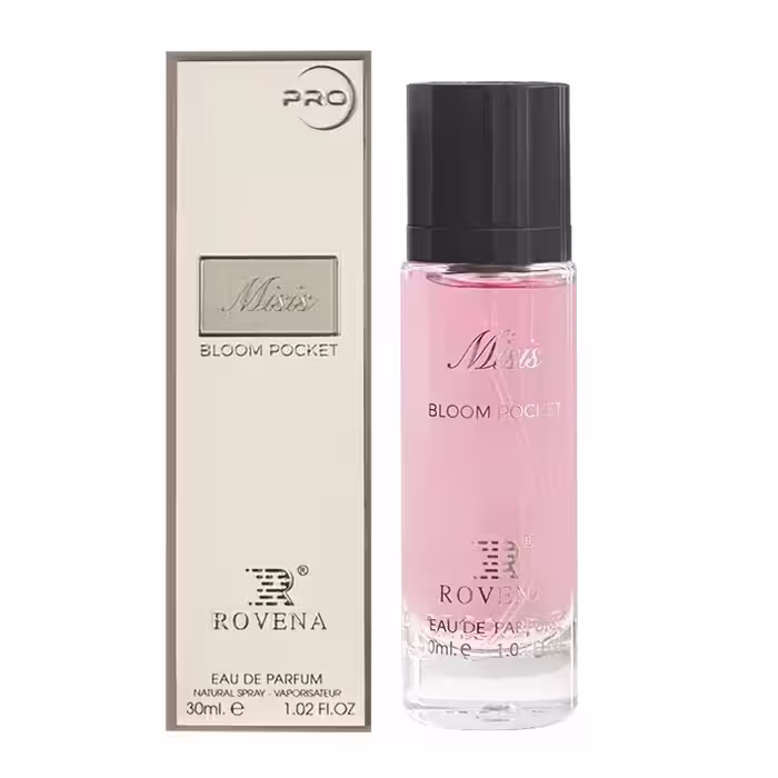 ادکلن روونا Rovena مدل Miss Bloom Pocket رایحه میس دیور بلومینگ حجم 30ml