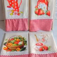 دستمال 2رنگ طرحدار