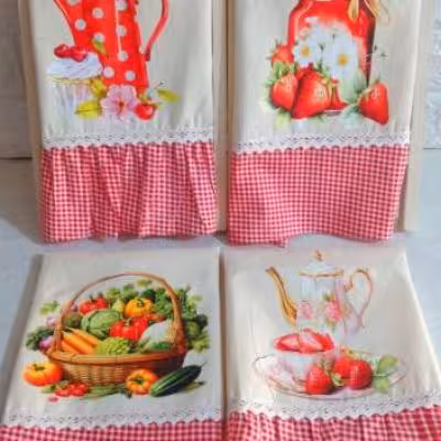 دستمال 2رنگ طرحدار