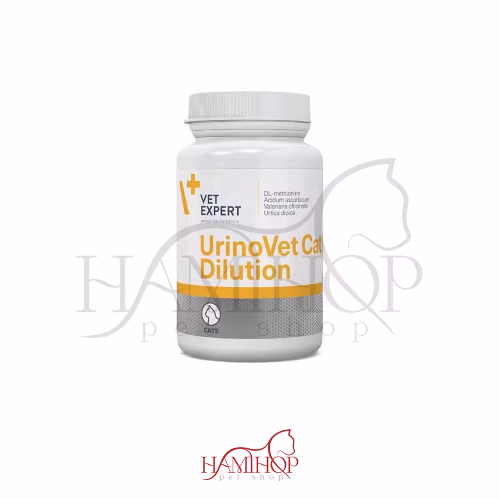 قرص مکمل بهبود عملکرد مجاری ادراری گربهVet Ekspert Urinovet Cat Dilution