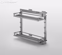 جای بطری و ادویه زیر صفحه ریل از پهلو 2 طبقه کف دایموند یونی هوپر کد WB2348.2