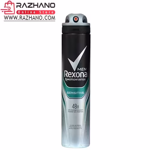 اسپری ضد تعریق رکسونا مردانه مدل حساس SENSITIVE