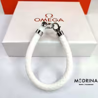 دستبند امگا رابر سفید مستر OMEGA