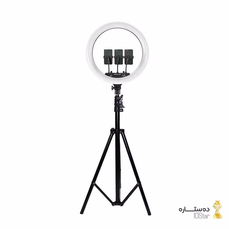 رینگ لایت 18 اینچی RGB همراه با سه پایه 160 سانتی متری