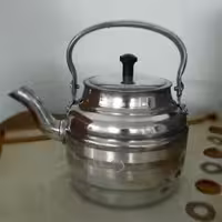 کتری روحی طرح استیل یک و نیم لیتر ورق فوق العاده ضخیم