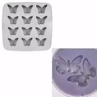 قالب یخ سیلیکونی طرح پروانه