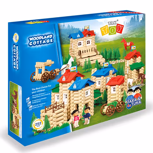 کلبه جنگلی 252 قطعه تک توی