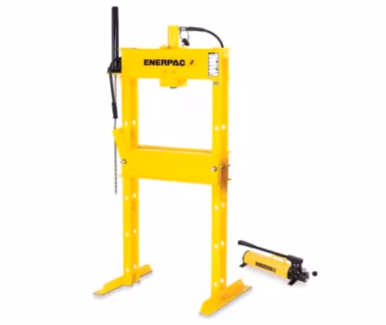 پرس هیدرولیک H-Frame با سیلندر دو کاره RR3014 و پمپ دستی P84 مدل IPH3080 ، 30 تن
