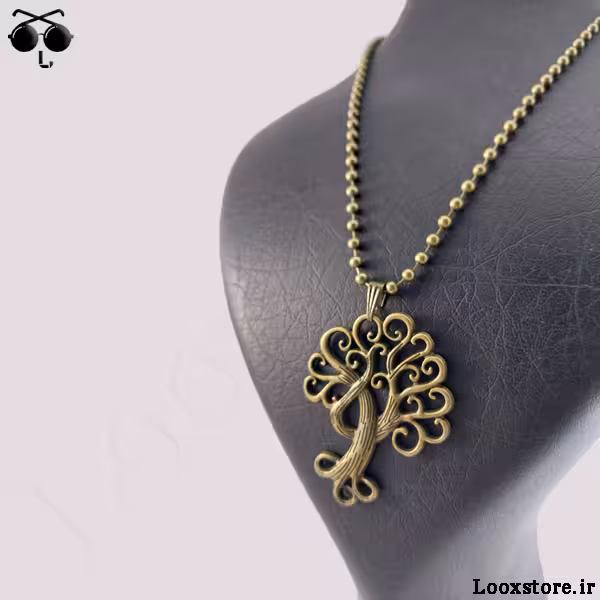 گردنبند با طرح درخت زندگی