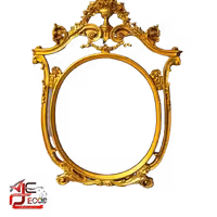 قاب آینه ریسه گل