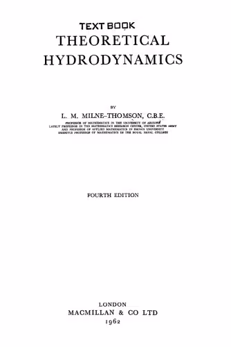 خرید و دانلود نسخه کامل کتاب Theoretical Hydrodynamics, 4th Ed.