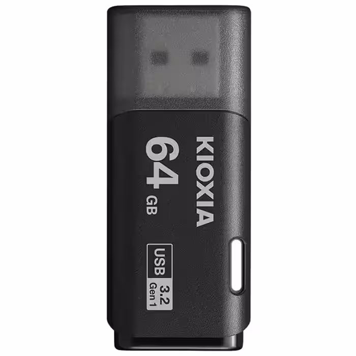 فلش کیوکسیا مدل U301 LU301K064GG4 USB3.2 Gen.1 با ظرفیت 64 گیگابایت