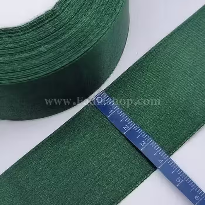 روبان 40 ساتن سبز تیره