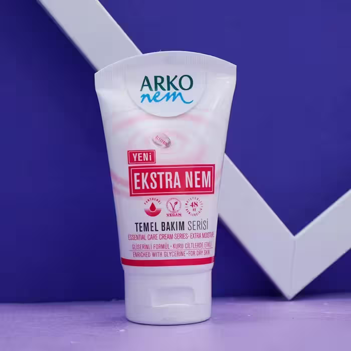 کرم دست و صورت آرکو ARKO EKSTRA NEM مناسب پوست خشک حجم 60 میل