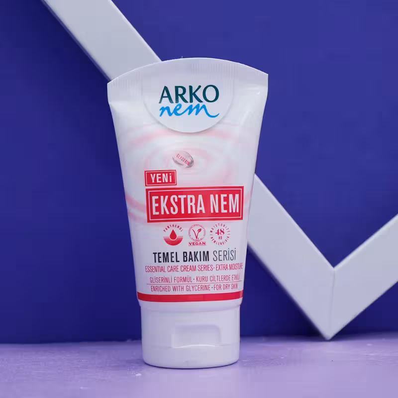 کرم دست و صورت آرکو ARKO EKSTRA NEM مناسب پوست خشک حجم 60 میل