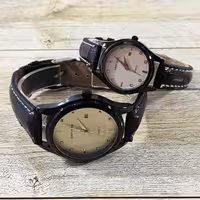 ساعت ست بند چرم EMPOWER امپاور مدل 0250 مشکی زمینه سفید