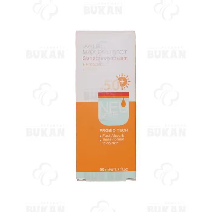کرم ضد آفتاب مکس پروتکت SPF50 رنگی پوست معمولی و خشک نئودرم