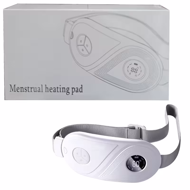 ماساژور گرم کننده شکم و پهلو مناسب برای دوره قاعدگی پک سفید Menstrual Heating pad